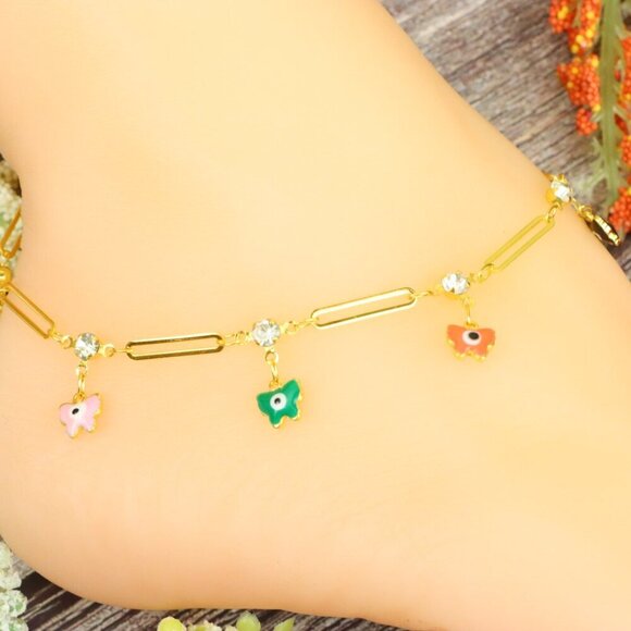 "Elegant Handmade Anklet – Delicate Jewelry for Women, MAR091385 - Picture 5 of 10